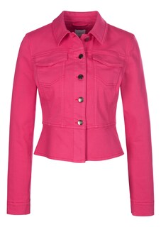 Denim jacket with feminine details thumbnail 6