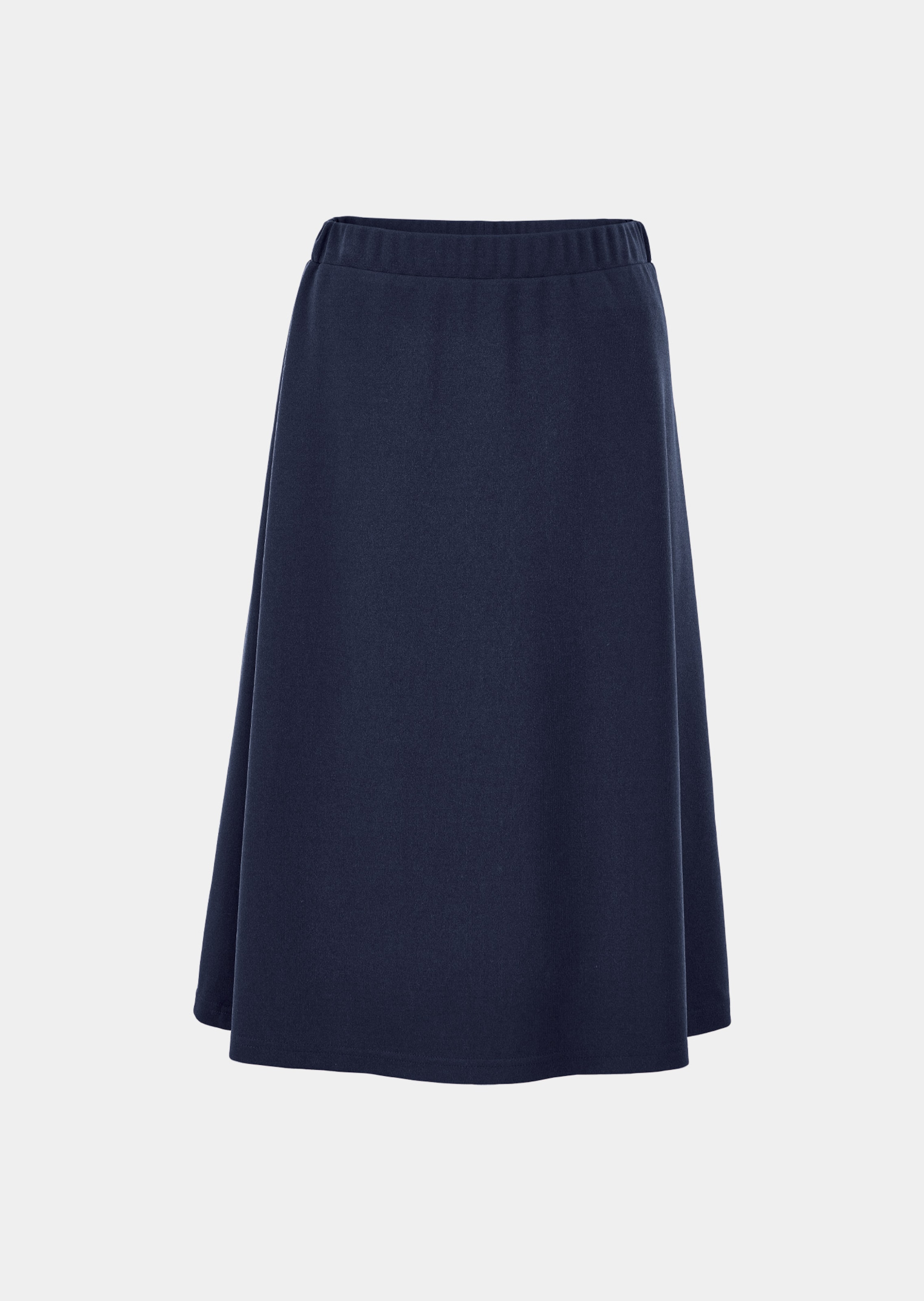 Zwierige jersey rok met elastische tailleband