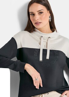 Weiches Sweatshirt mit Stehkragen thumbnail 3