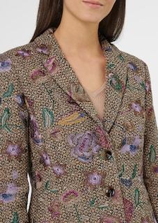 Tweed frock coat with all-over embroidery thumbnail 5