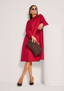 Leinenkleid mit Spitze thumbnail 4