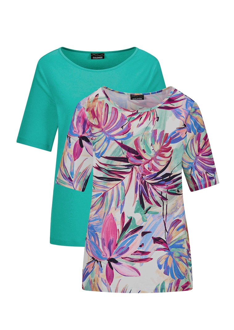 T-shirt en jersey en lot de 2