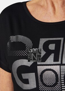 Angenehm weiches Shirt mit Glitzersteinen thumbnail 5