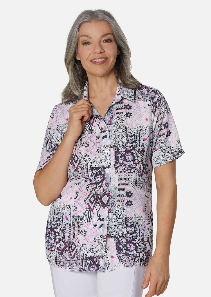 Lichte blouse met klassieke overhemdkraag