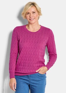 Strickpullover mit Zickzack-Zopfmuster thumbnail 1