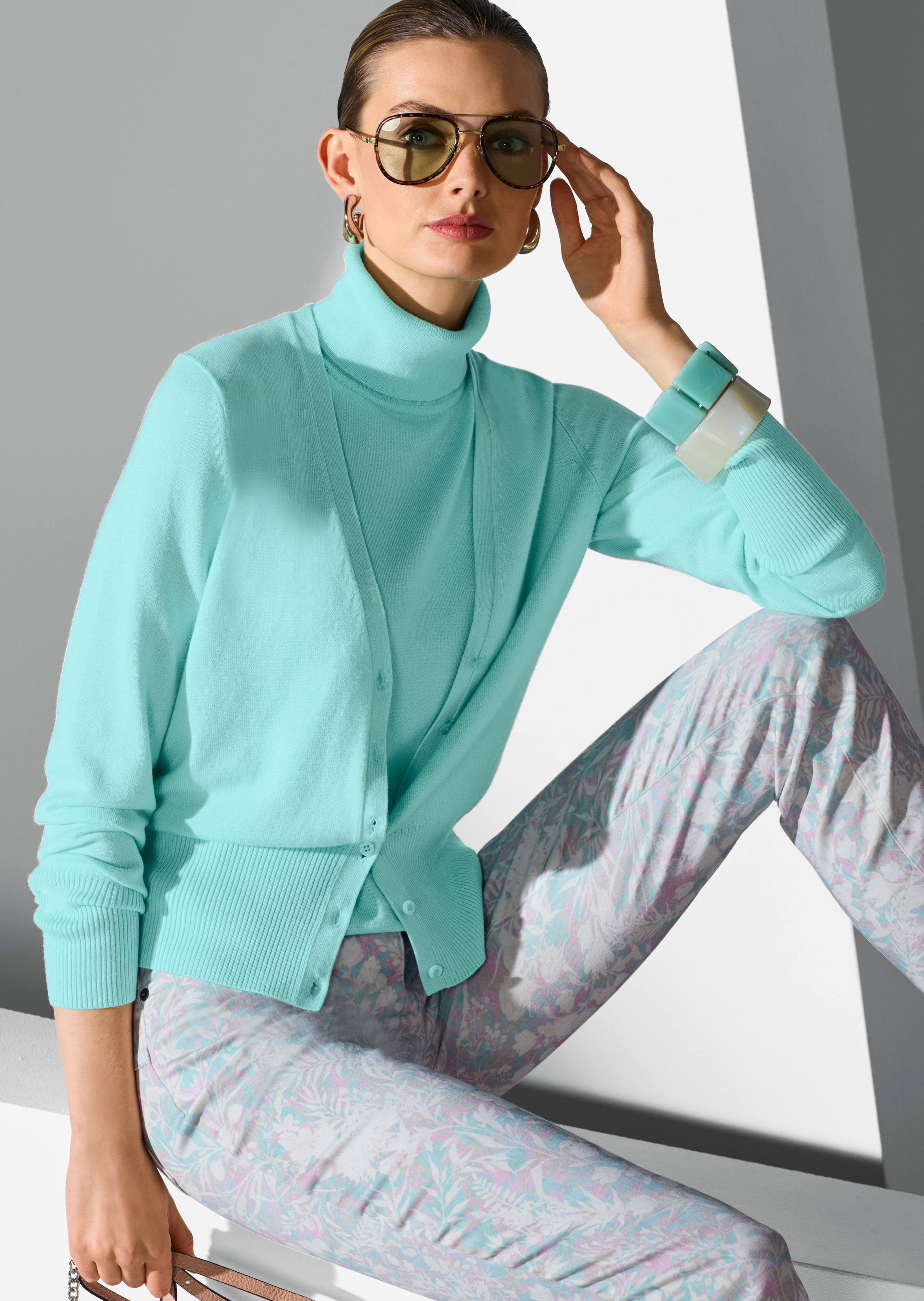 Cardigan en viscose stretch