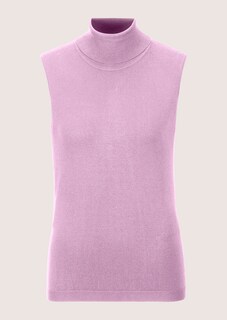 Ärmelloser Rollkragenpullover thumbnail 6