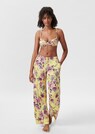 Wideleg-Pants mit floralem Print thumbnail 2