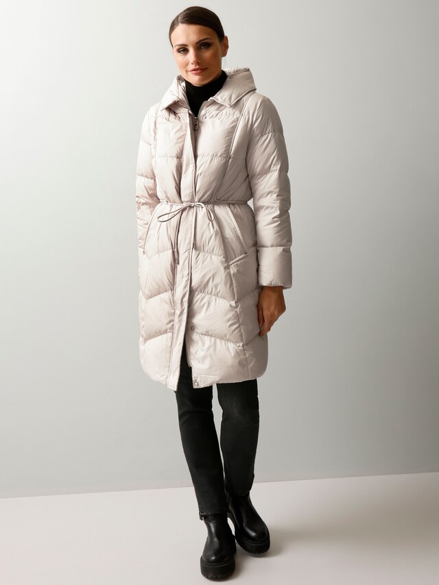 Steppmantel mit Kapuze 1