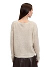 Lochstrick-Pullover mit Pailletten thumbnail 3