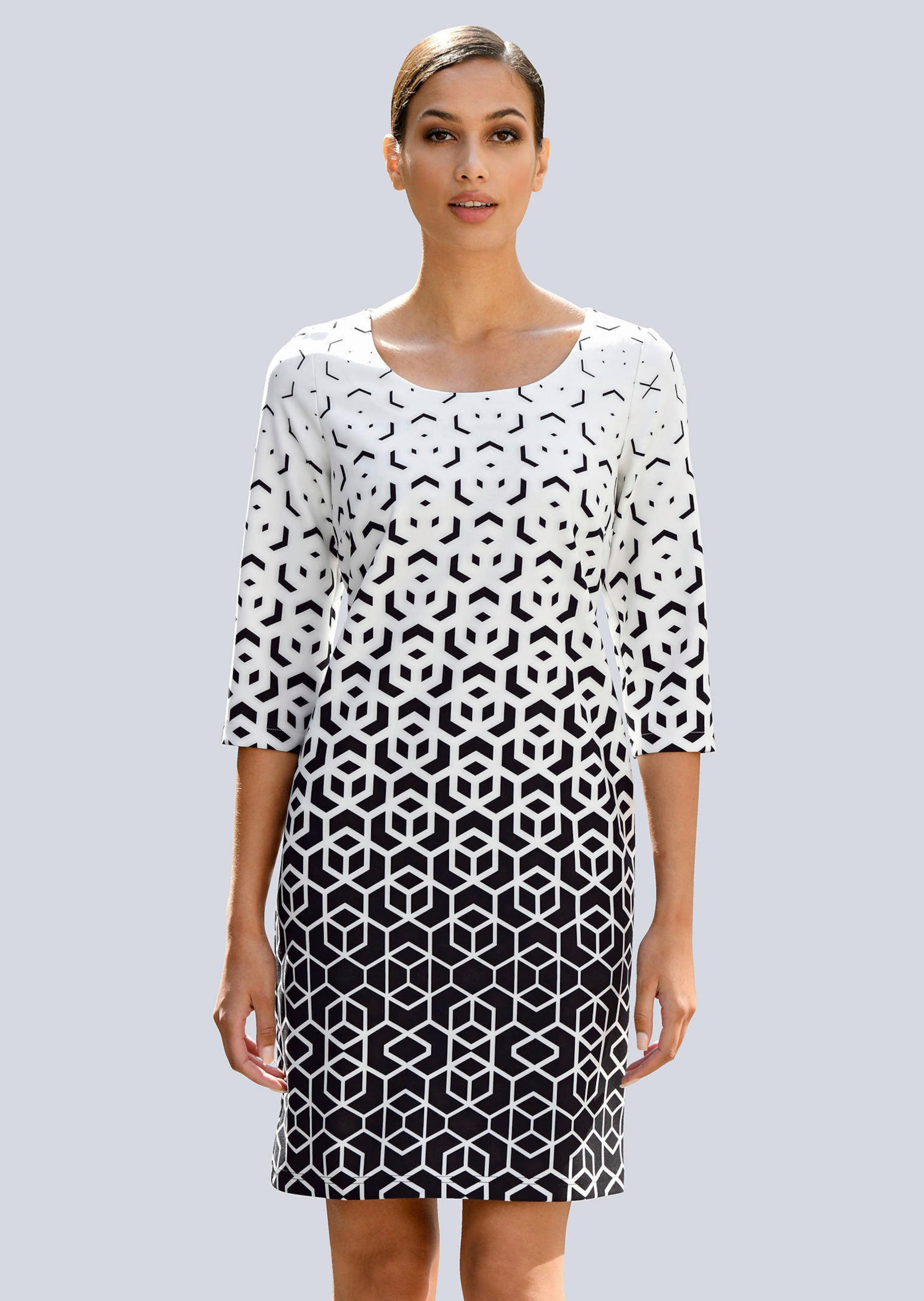 Kleid mit grafischem Druck