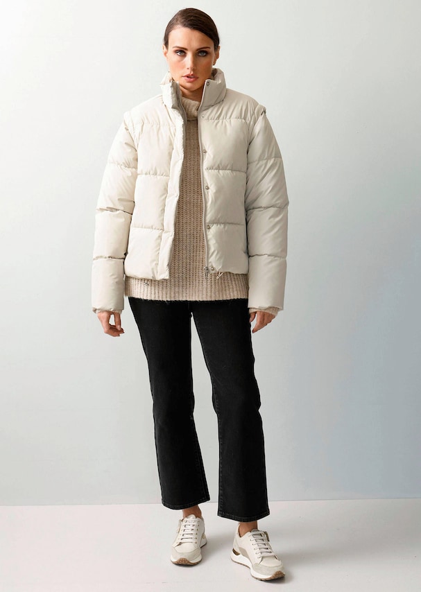 Steppjacke mit abnehmbaren Ärmeln 6