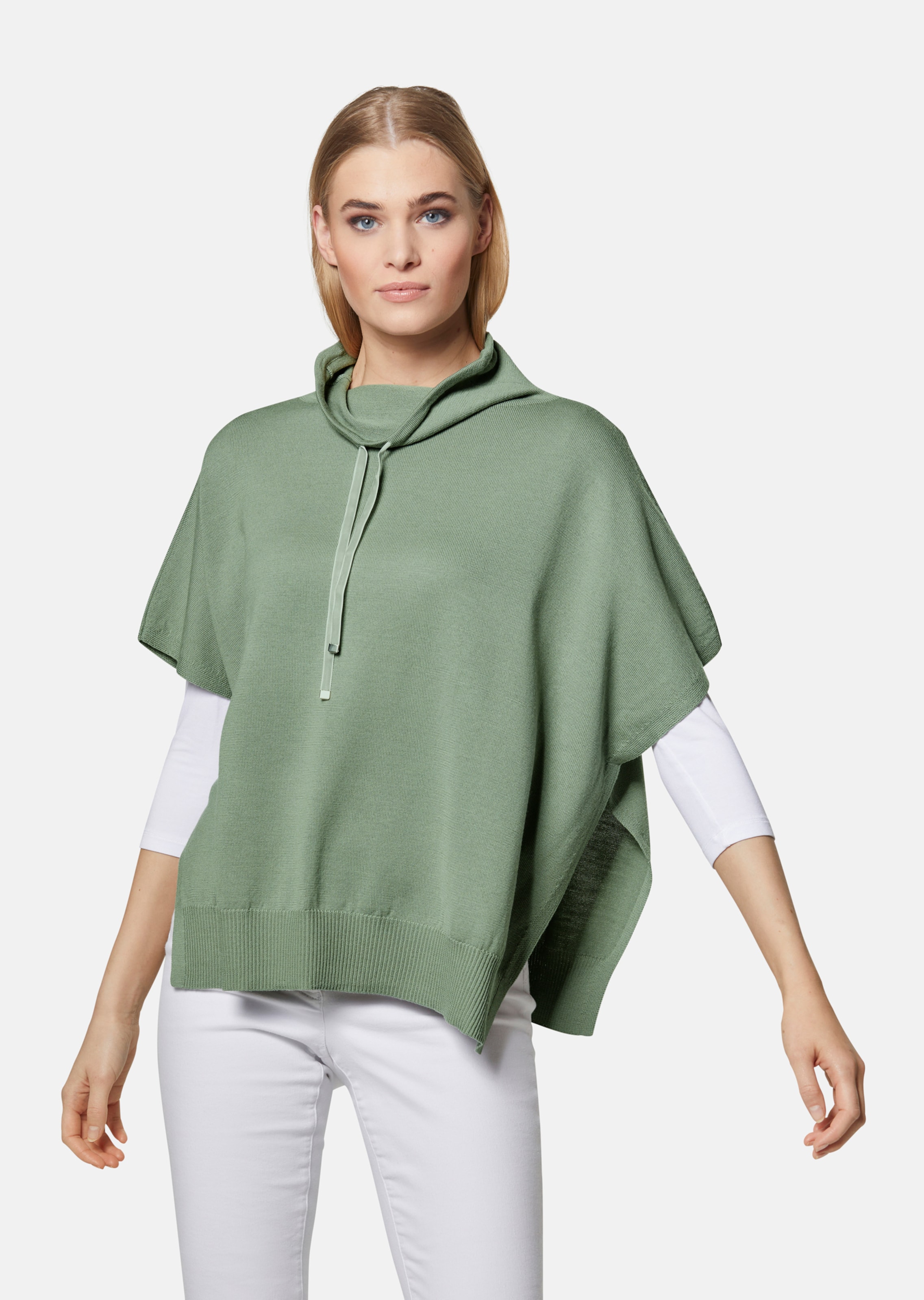 Oversized-Pullover mit Rollkragen