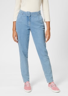 Karotten-Jeans mit Bundfalten thumbnail 1