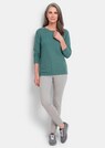 Fijn gebreide tricot pullover met boothals thumbnail 2