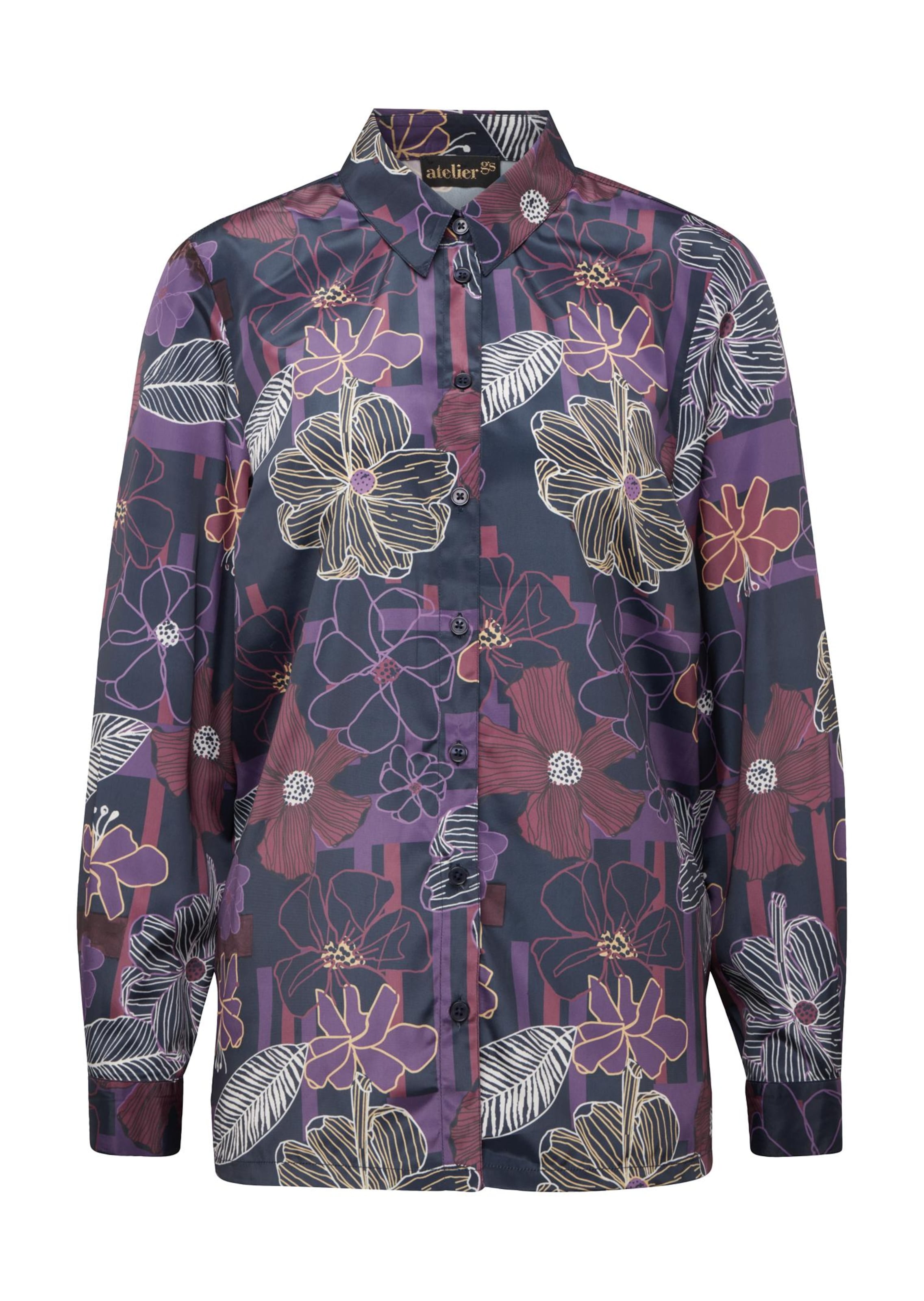 Chemisier imprimé - lilas / à motifs - Gr. 46 de Goldner Fashion