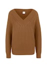 Zopfstrickpullover mit V-Ausschnitt thumbnail 6