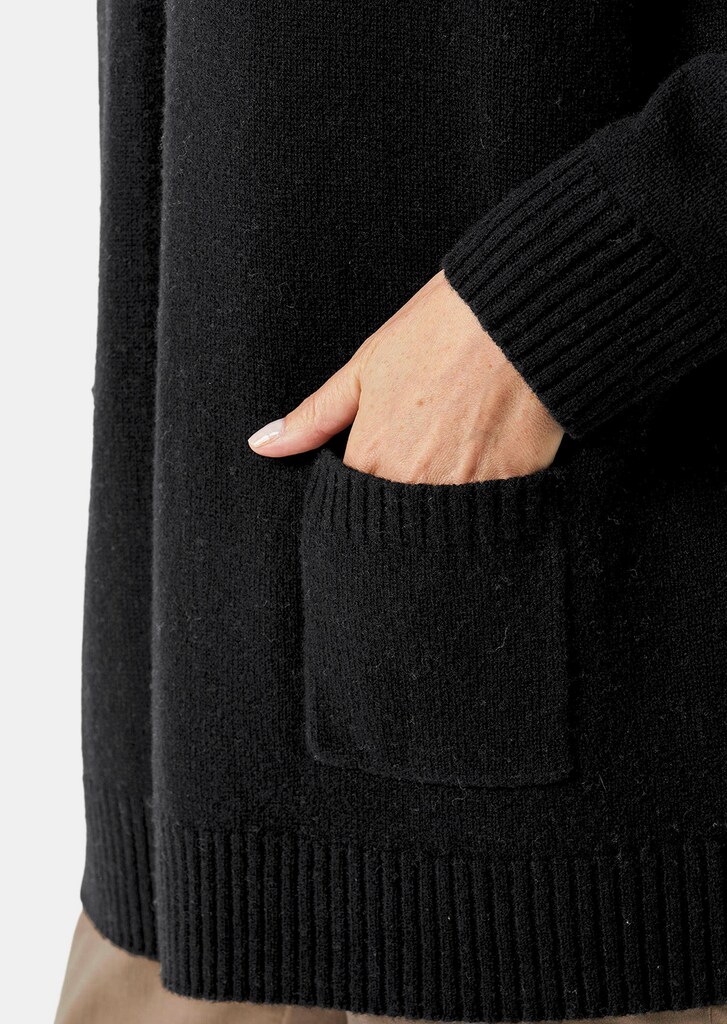 Schalkragenstrickjacke