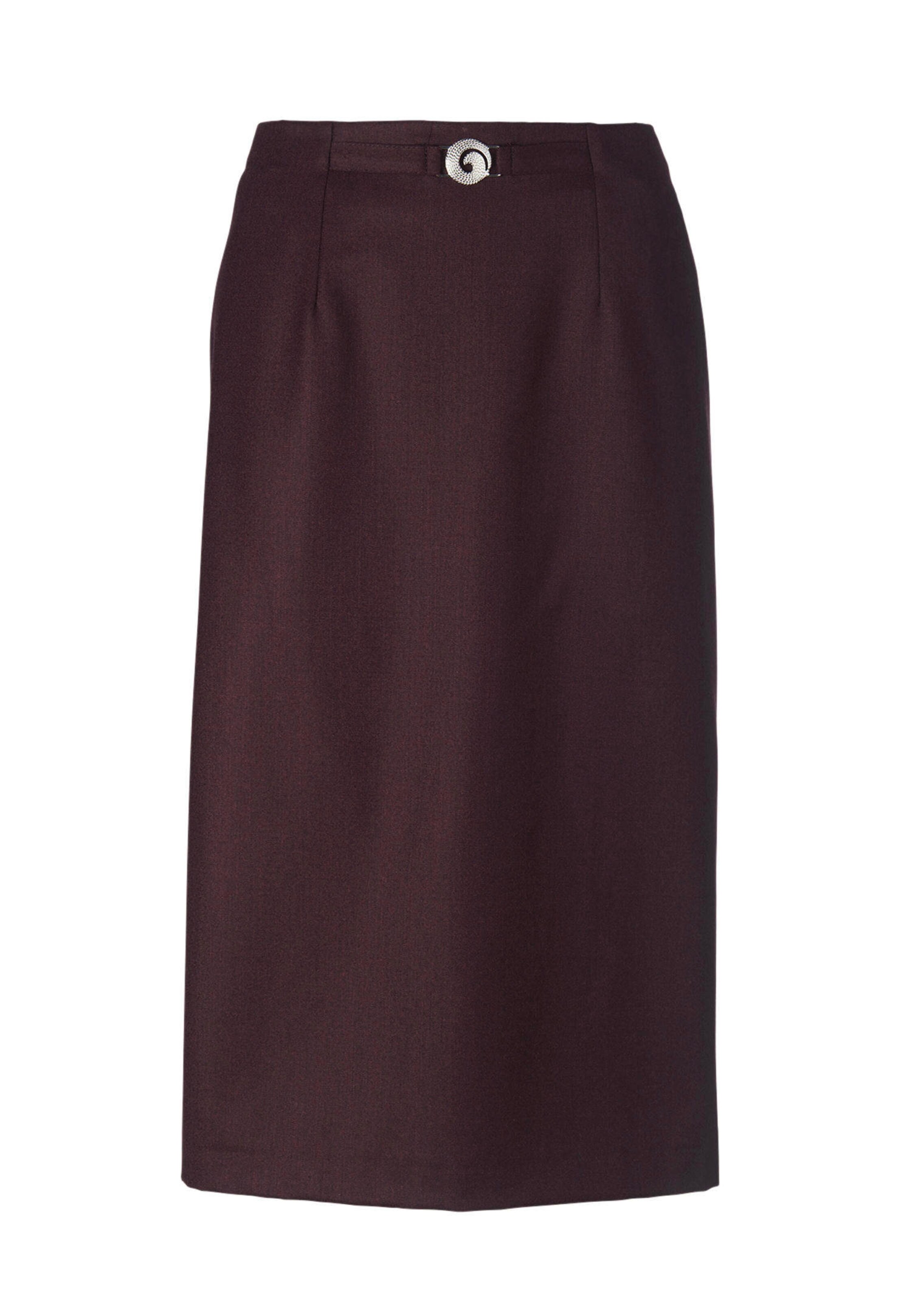 Jupe Crayon En Laine GEIGER Vintage - Taille 34 (EU) - Beige - Années 80 - Neuf Avec étiquette