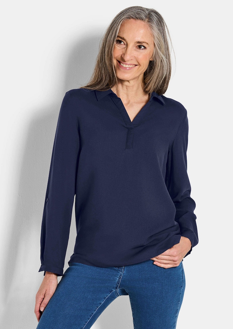 Blouse à enfiler en pure viscose