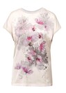 Blusenshirt mit Metallicdruck und Glitzersteinen thumbnail 6
