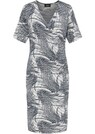 Bequemes Druckkleid mit kaschierender Raffung thumbnail 6