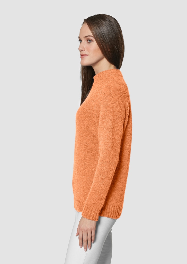 Rundhals-Pullover mit langen Ärmeln 3