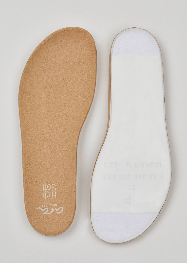 Sandalen met uitneembaar voetbed