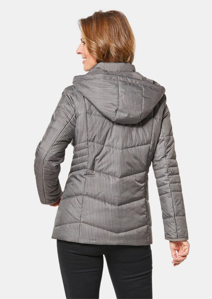 Steppjacke mit farbharmonischem Druck