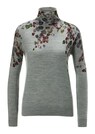 Pullover mit Blätterdruck in Merinoqualität  thumbnail 1