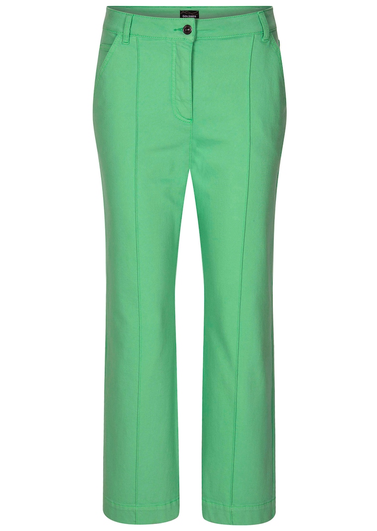 Weite Jeans VERA mit streckender Biese