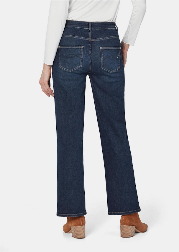 Denim Jeans mit weitem Bein 2