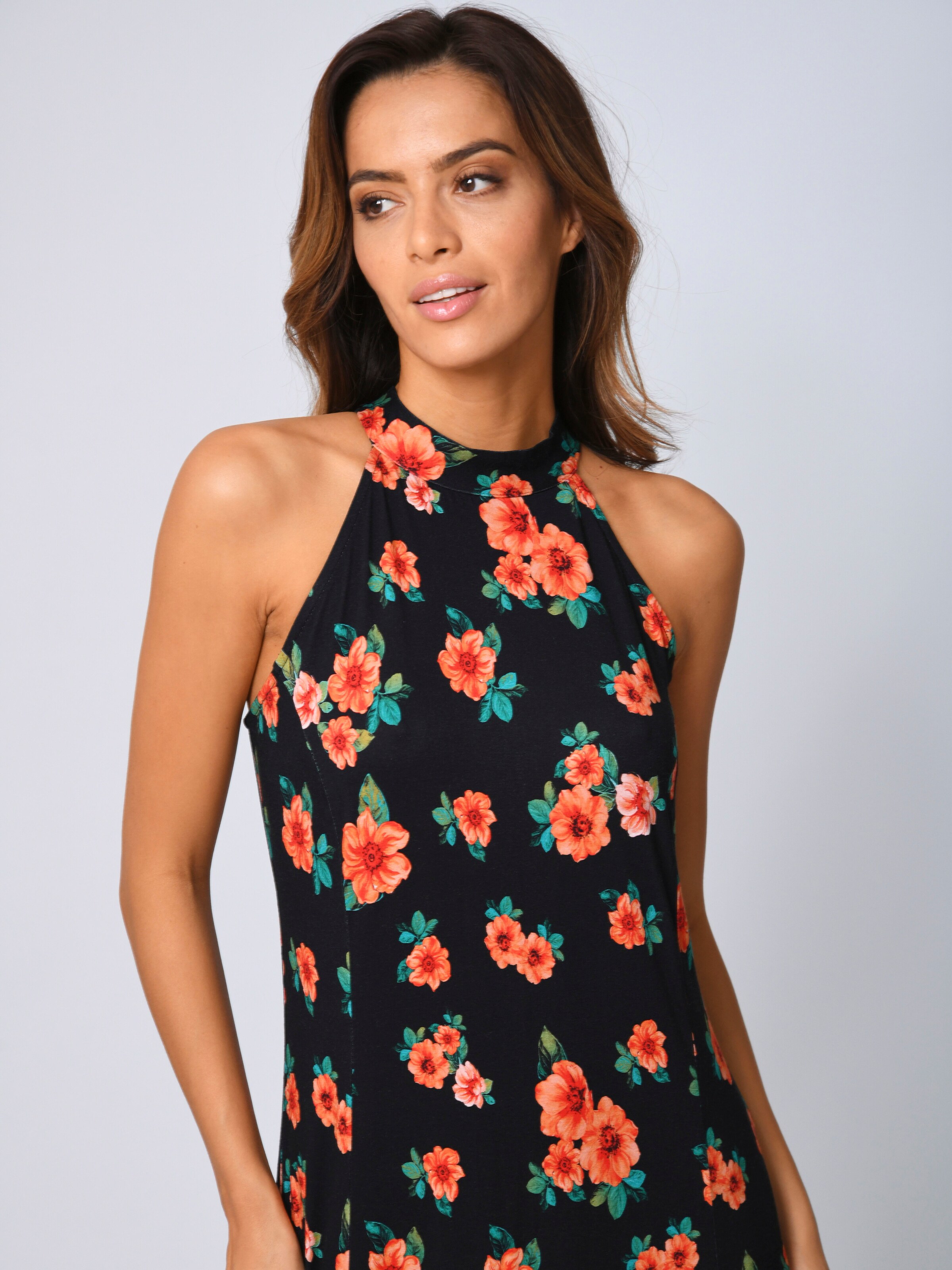 Kleid in Neckholder-Form