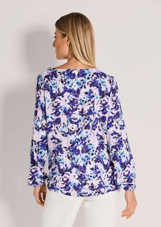 Bluse mit Rundhalsausschnitt thumbnail 3