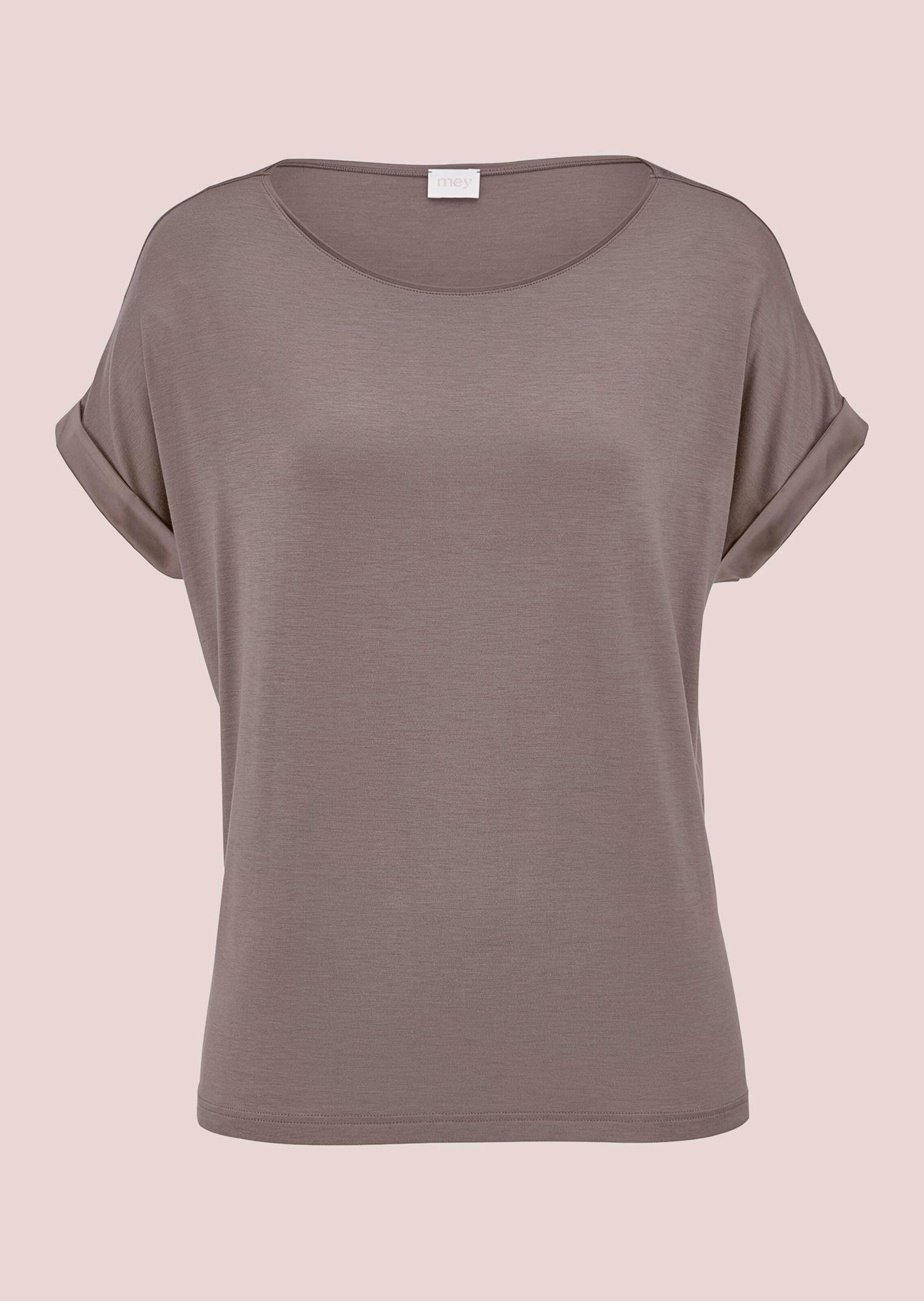 Pyjamashirt met satijndetails