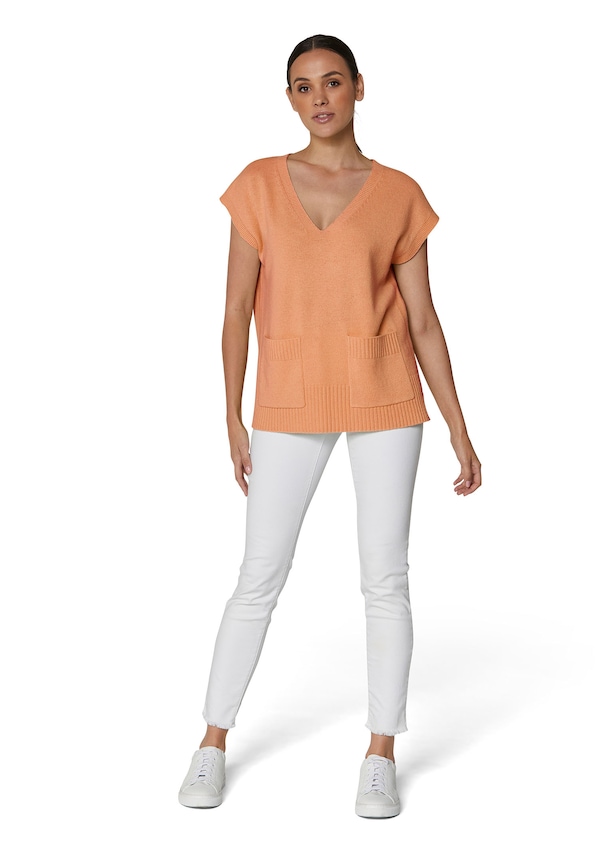 Boxy jumper with cashmere content 1