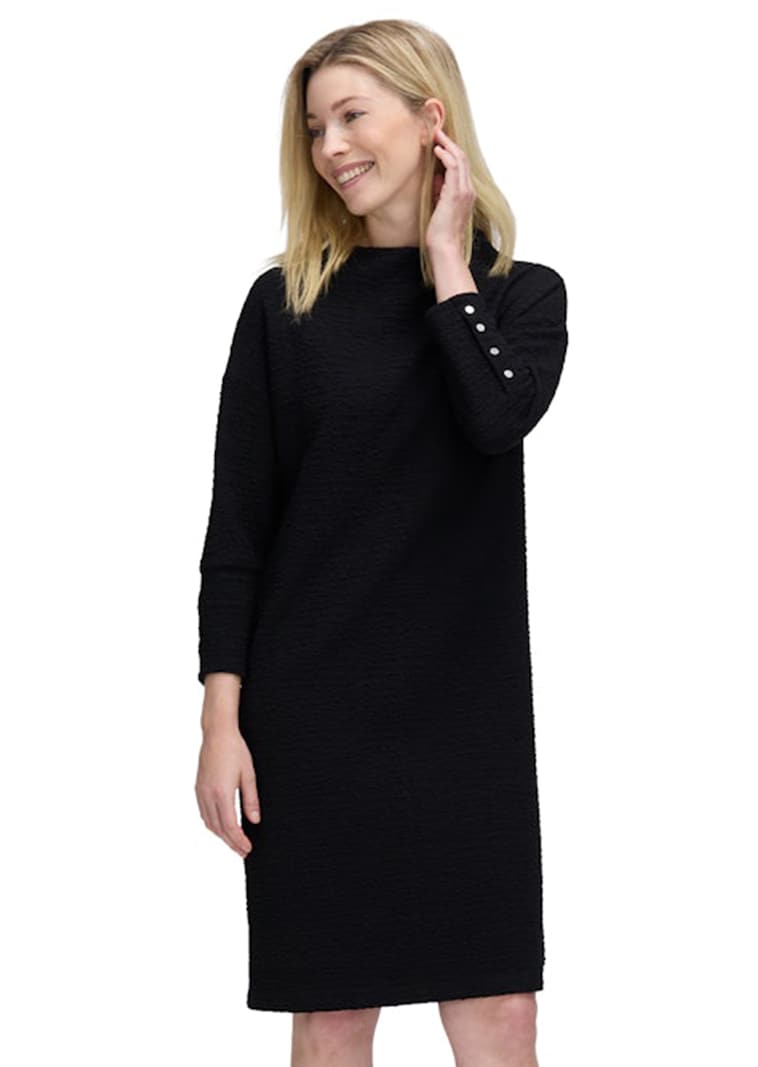 Jerseykleid mit 3D-Struktur