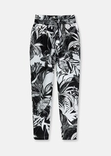 Cargo trousers with floral print thumbnail 6