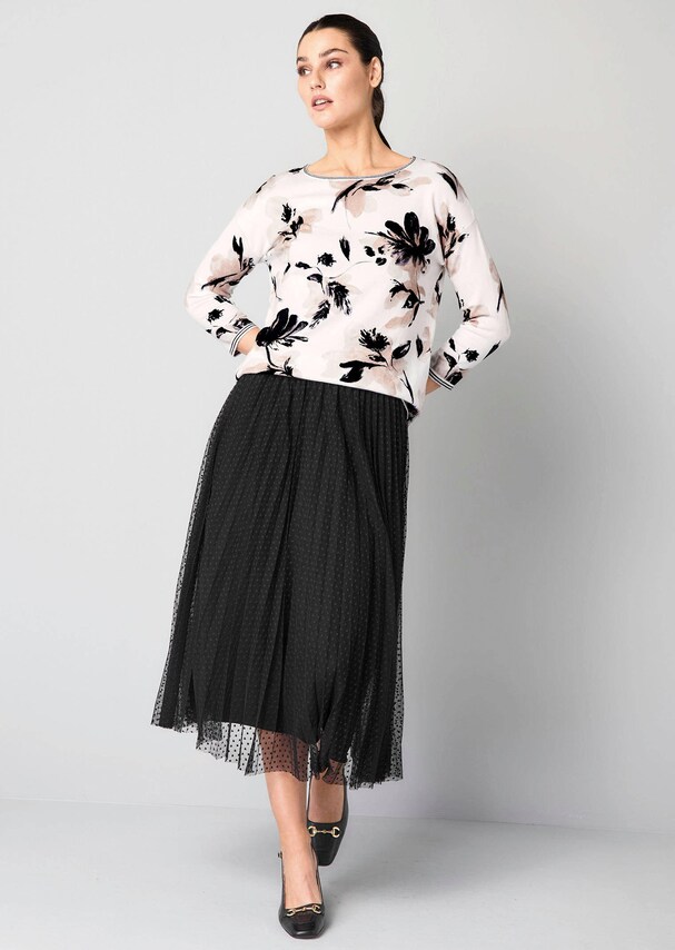 Pullover mit floralem Print 3