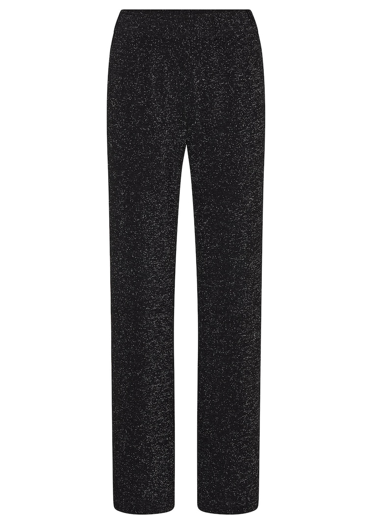 Weite Hose VERA aus glänzendem Jersey