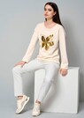 Sweatshirt mit floralem Druck thumbnail 4