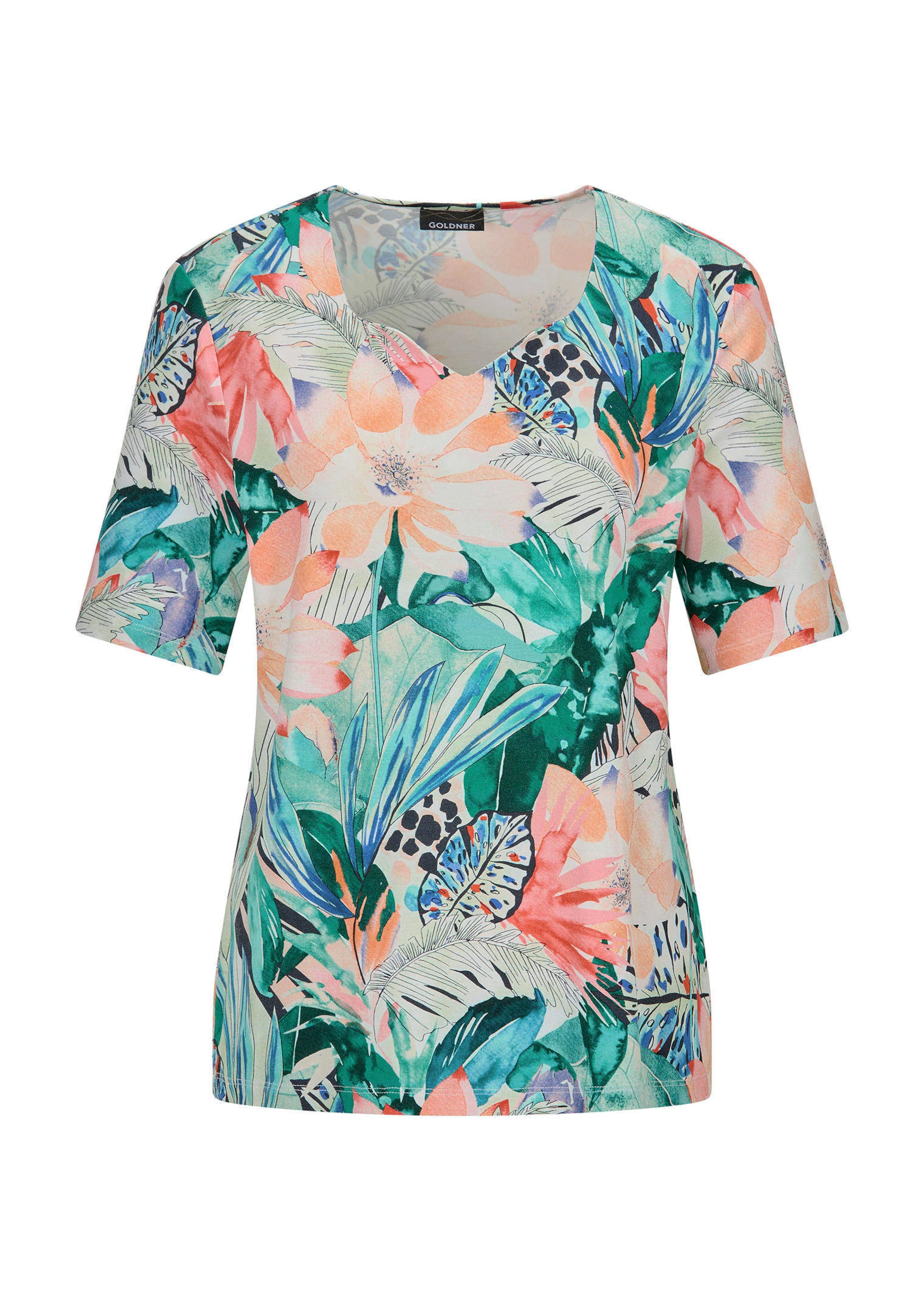 Feminines Shirt mit Herzausschnitt