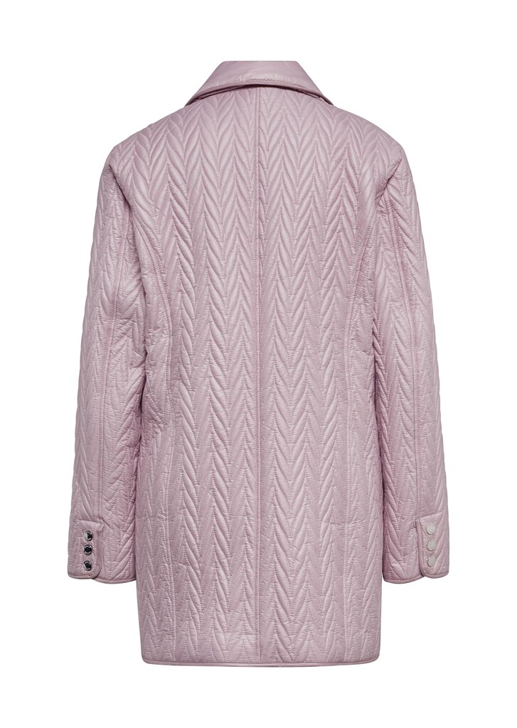 Longjacke mit außergewöhnlicher Steppung