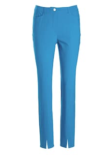 Pantalon en bengaline LOUISA avec fente au bas des jambes thumbnail 7