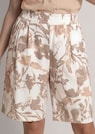 Leinen-Bermuda mit floralem Print thumbnail 6