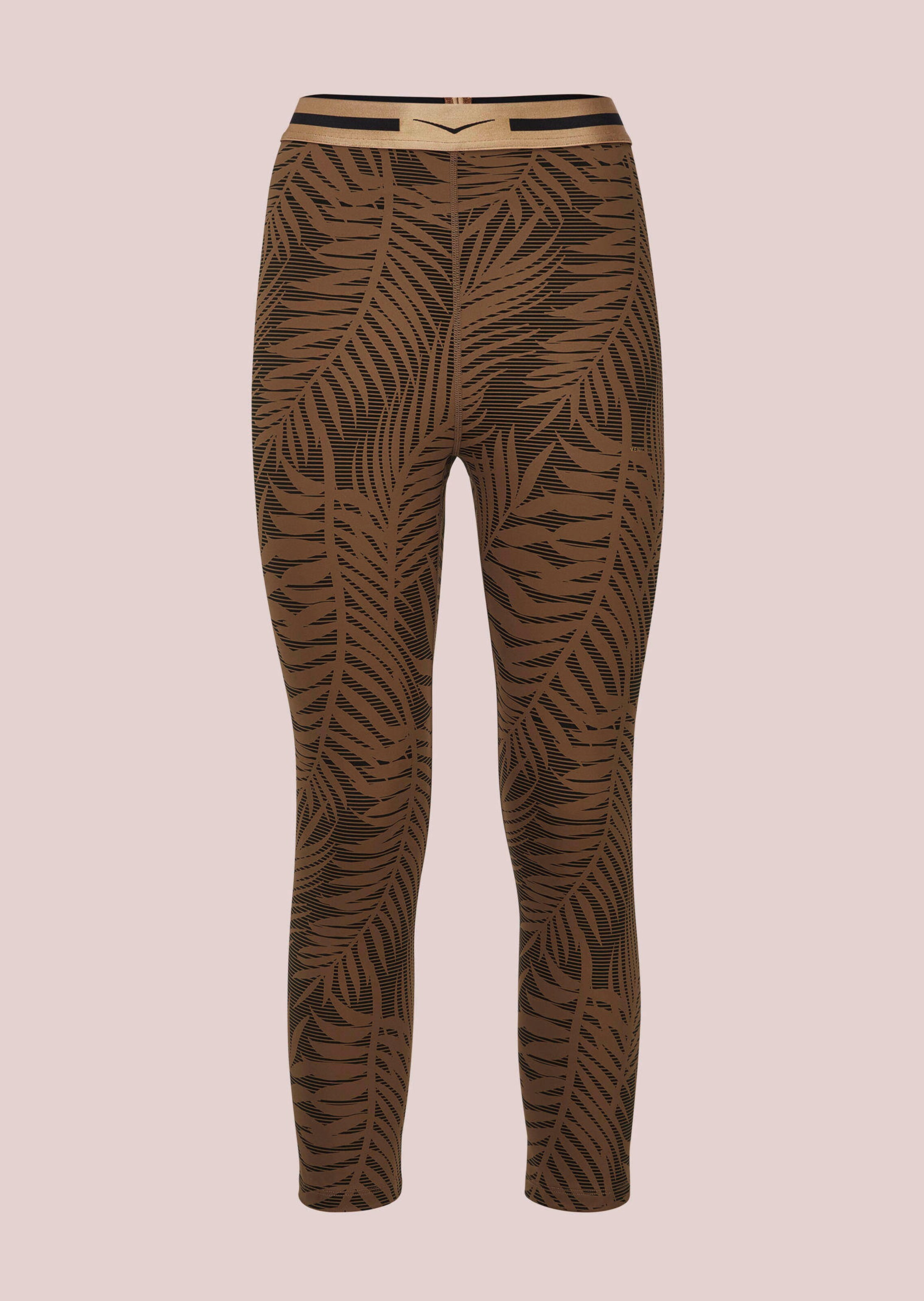 7/8-Leggings mit breitem Bund