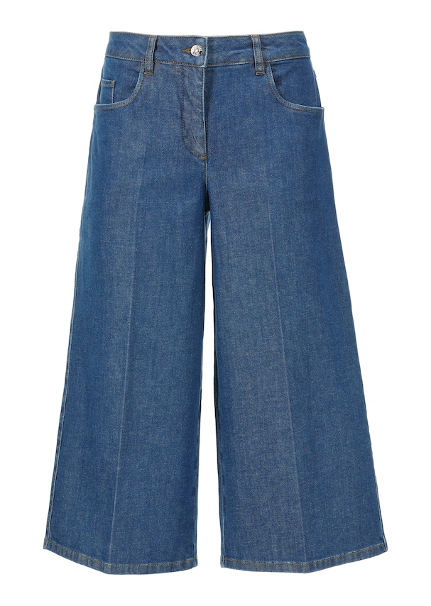 Jeans in Culotte-Form