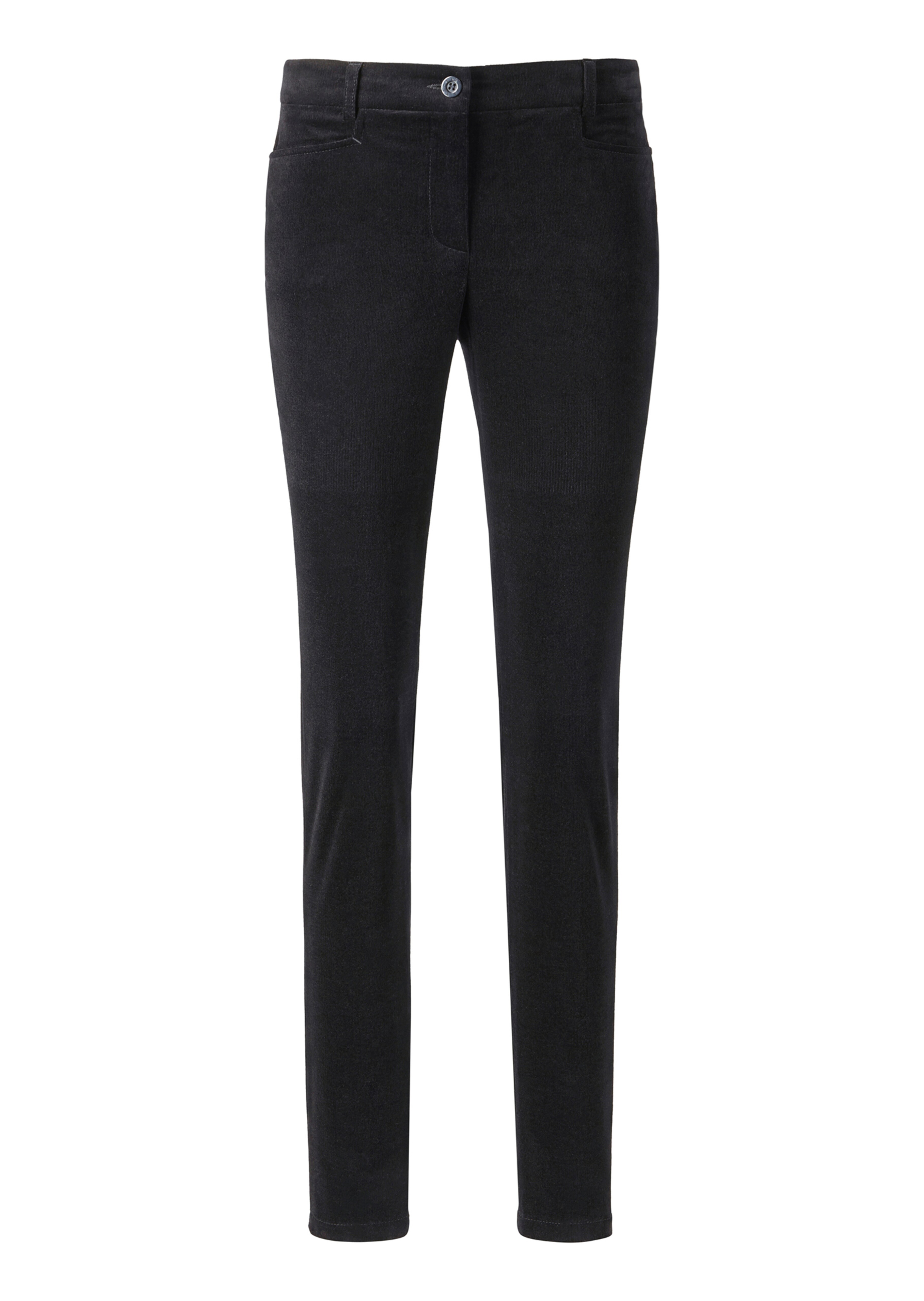 Elastische Feincord-Hose in schlanker Form