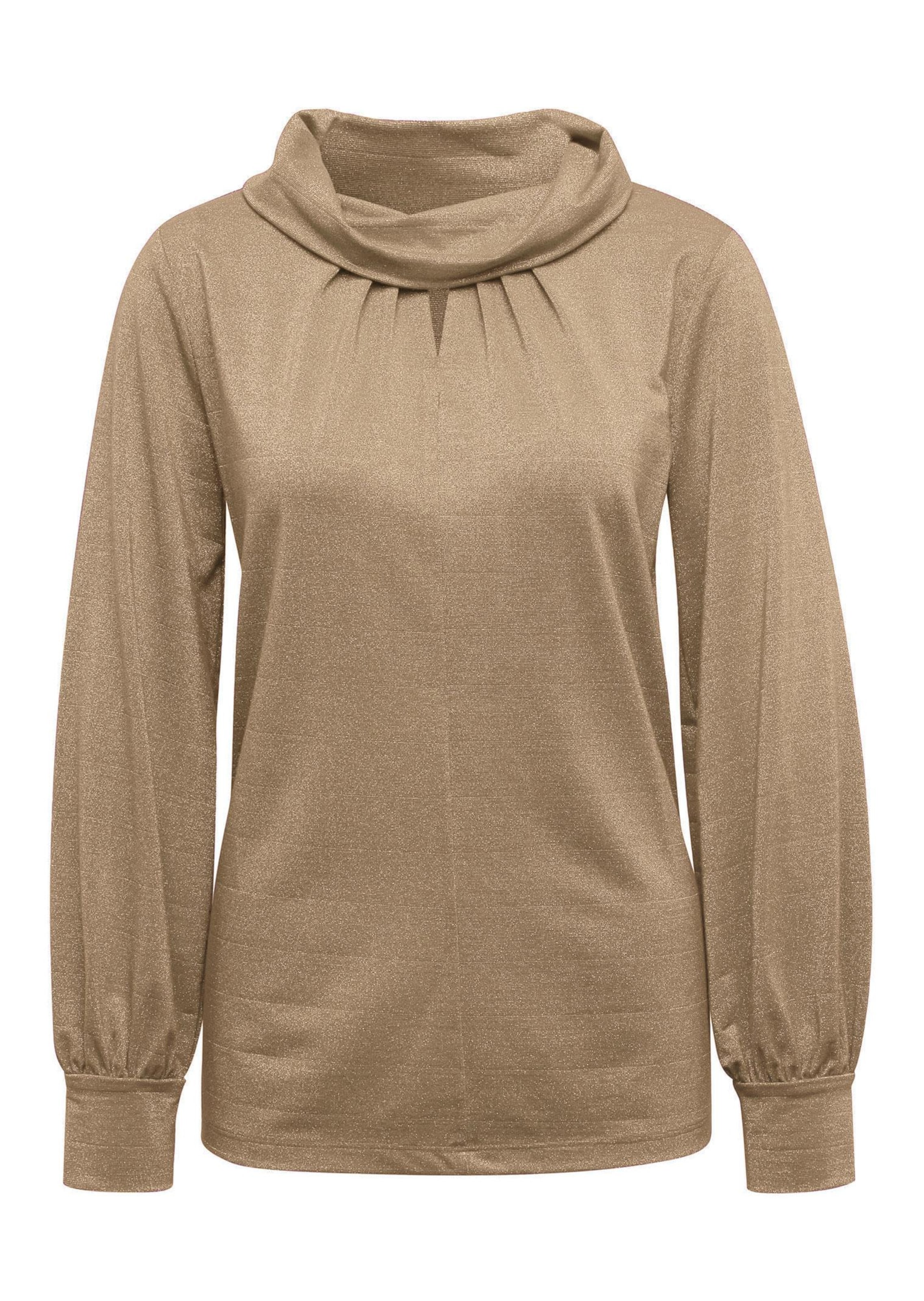 T-shirt légèrement brillant - couleur or - Gr. 56 de Goldner Fashion