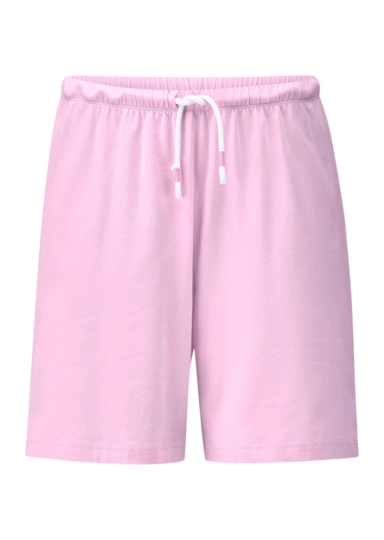 Pyjamashort met elastische tailleband en koord